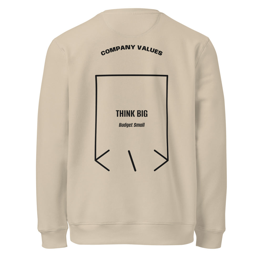 Think Big — Desert Dust Black back mockup