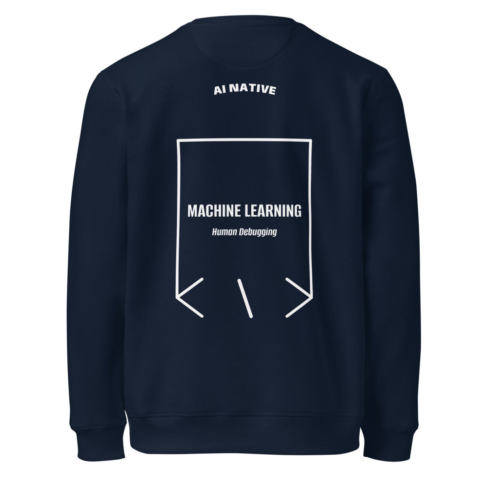 Machine Learning — French Navy White back mockup