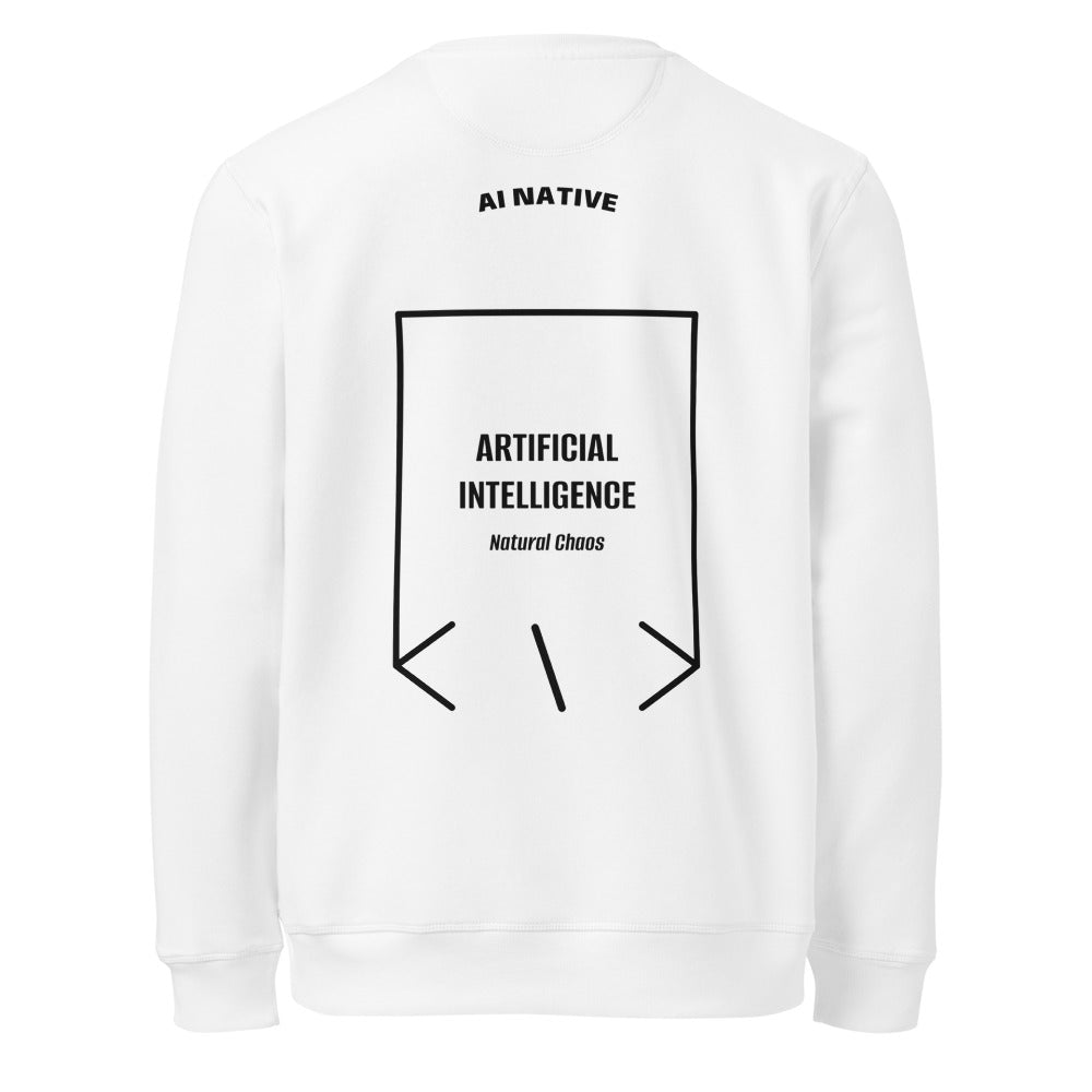 Artificial Intelligence — White Black back mockup