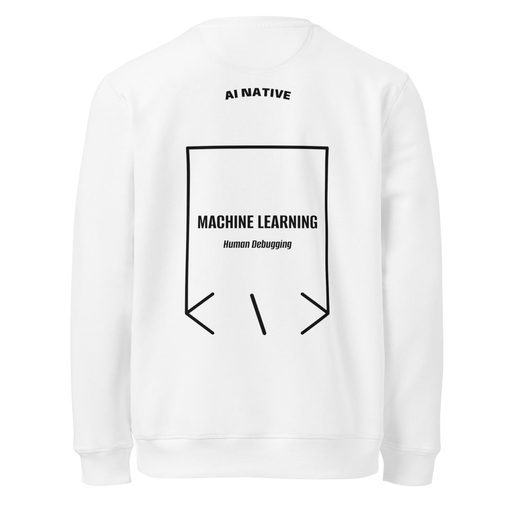 Machine Learning — White Black back mockup