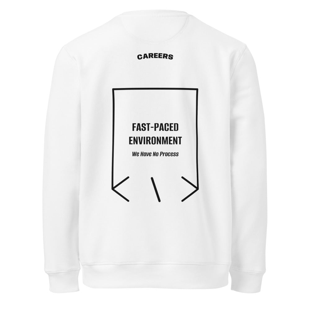 Fast-Paced Environment — White Black back mockup