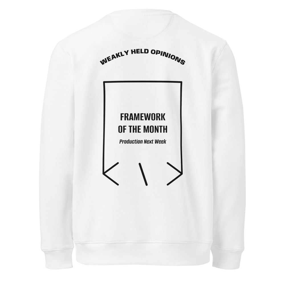 Framework Of The Month — White Black back mockup