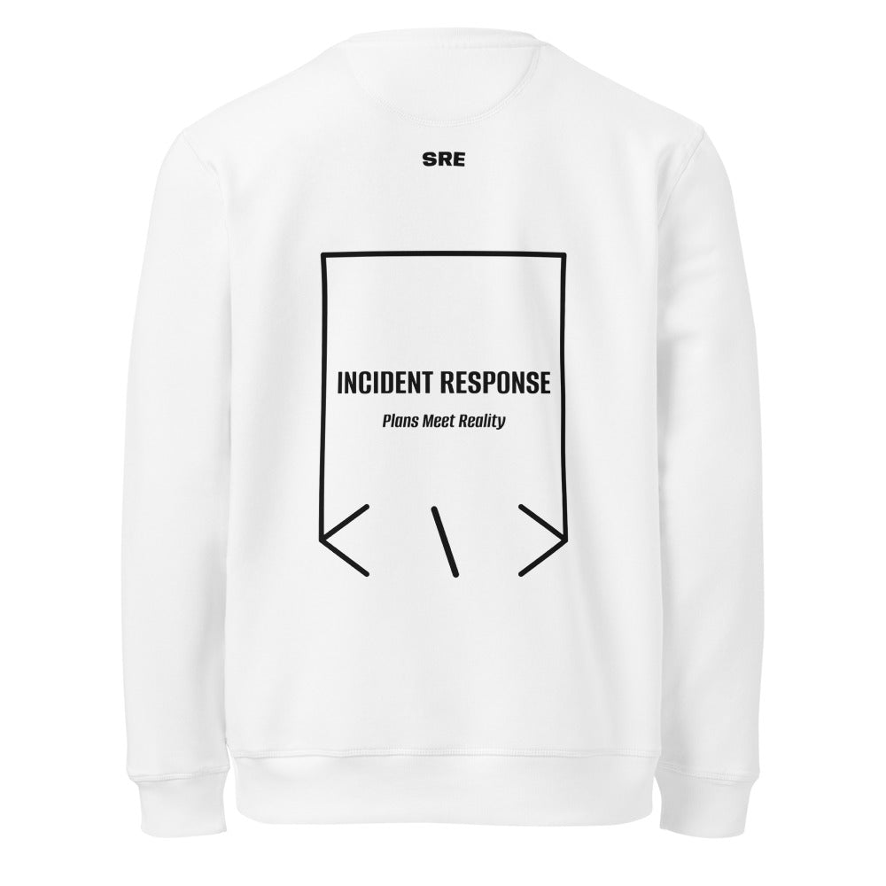 Incident Response — White Black back mockup
