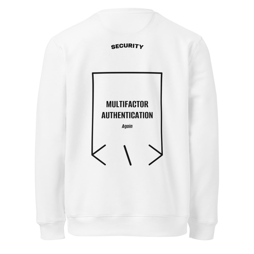 Multifactor Authentication — White Black back mockup