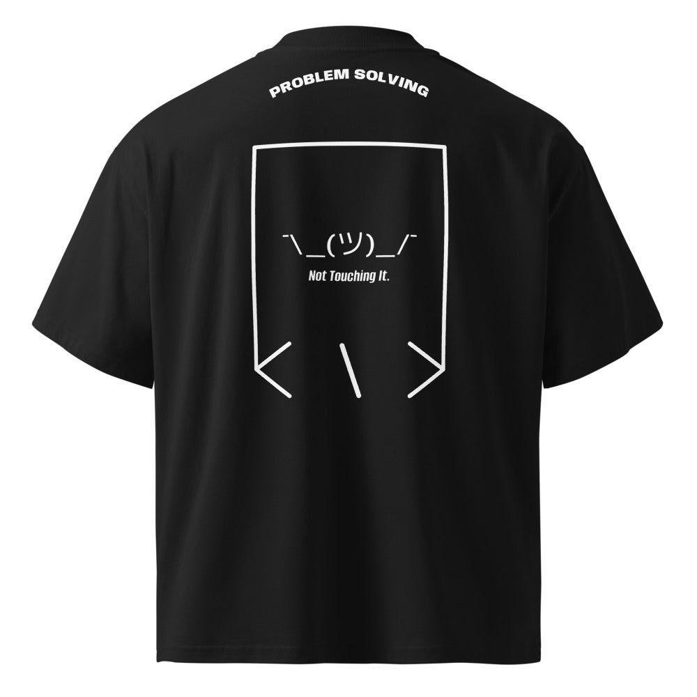 ¯\_(ツ)_/¯ — Black White back mockup