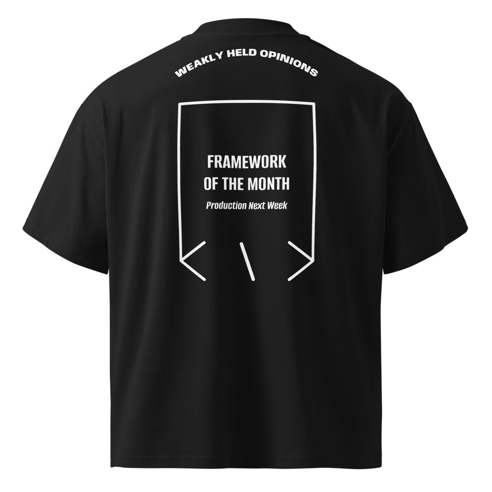 Framework Of The Month — Black White back mockup