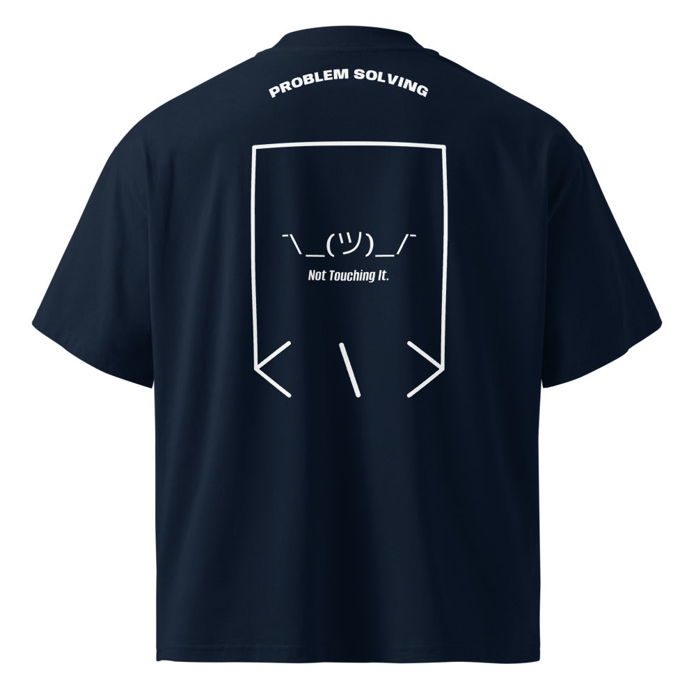 ¯\_(ツ)_/¯ — French Navy White back mockup