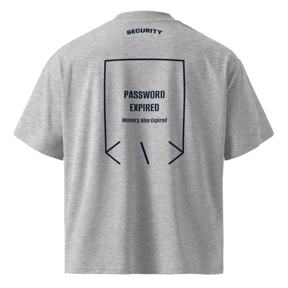 Password Expired — Heather Grey French Navy back mockup