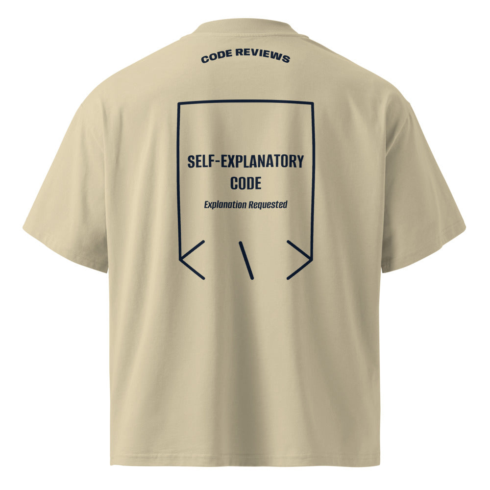 Self-Explanatory Code — Stone French Navy back mockup