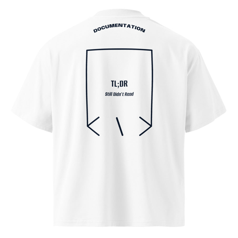 TL;DR — White French Navy back mockup