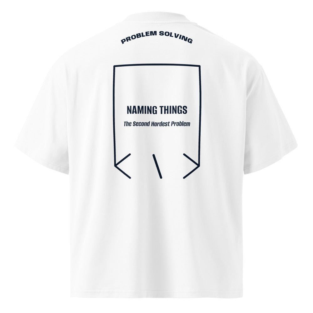 Naming Things — White French Navy back mockup