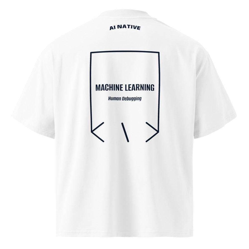 Machine Learning — White French Navy back mockup