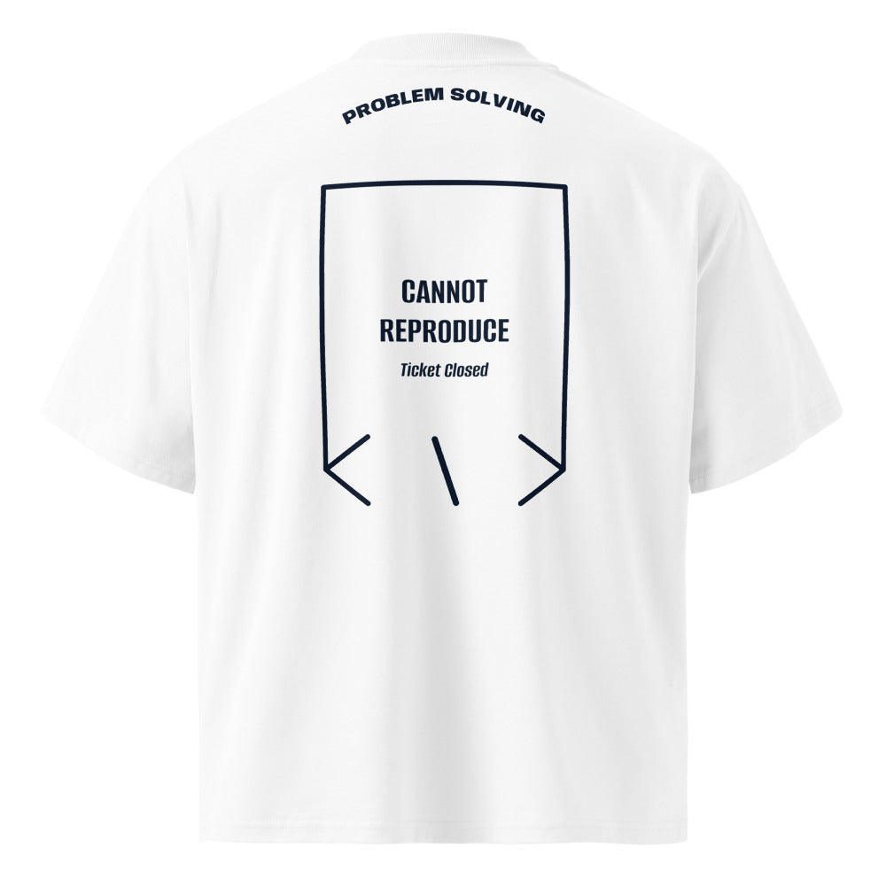 Cannot Reproduce — White French Navy back mockup