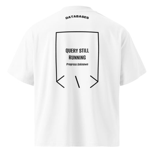 Query Still Running — secondary back mockup