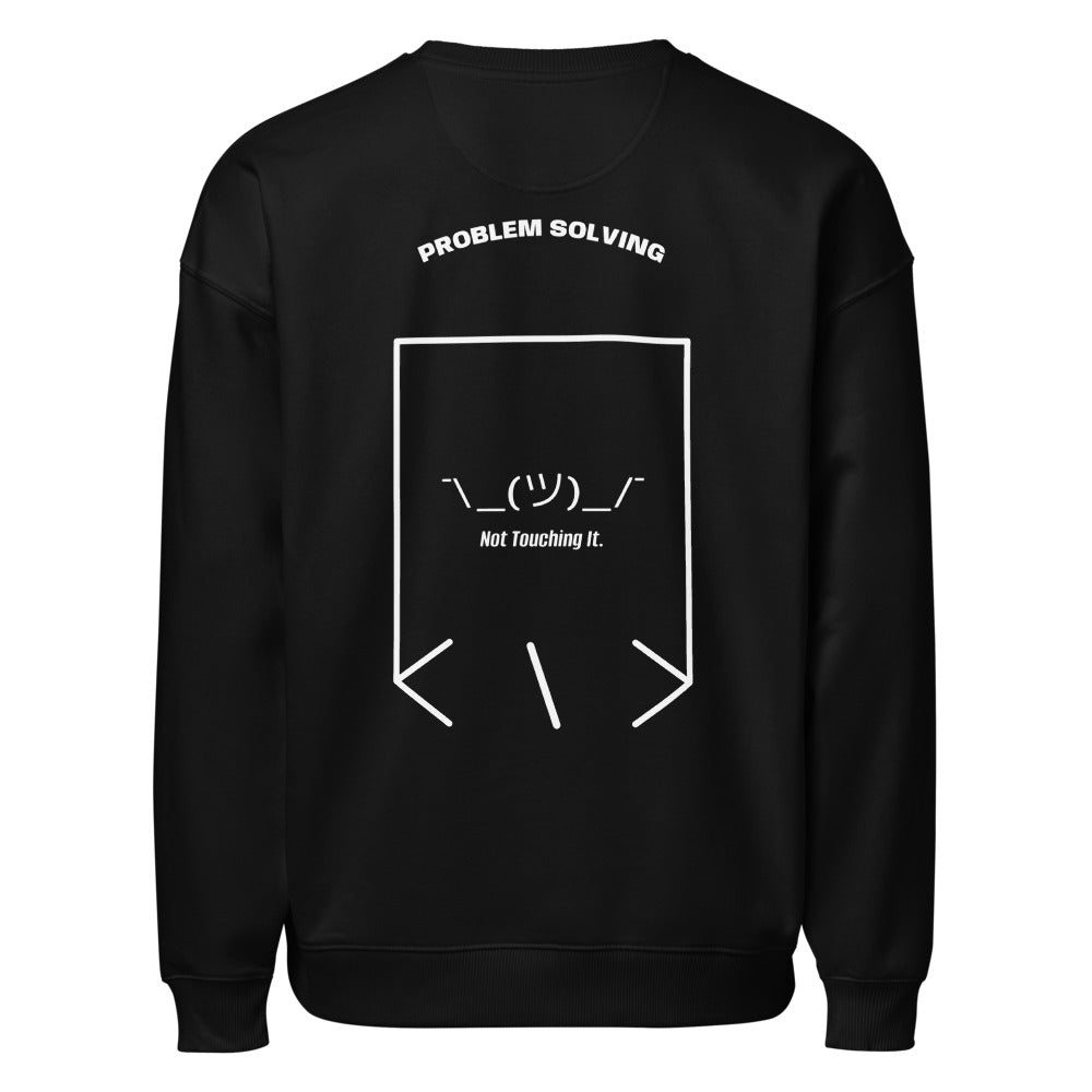 ¯\_(ツ)_/¯ — Black White back mockup