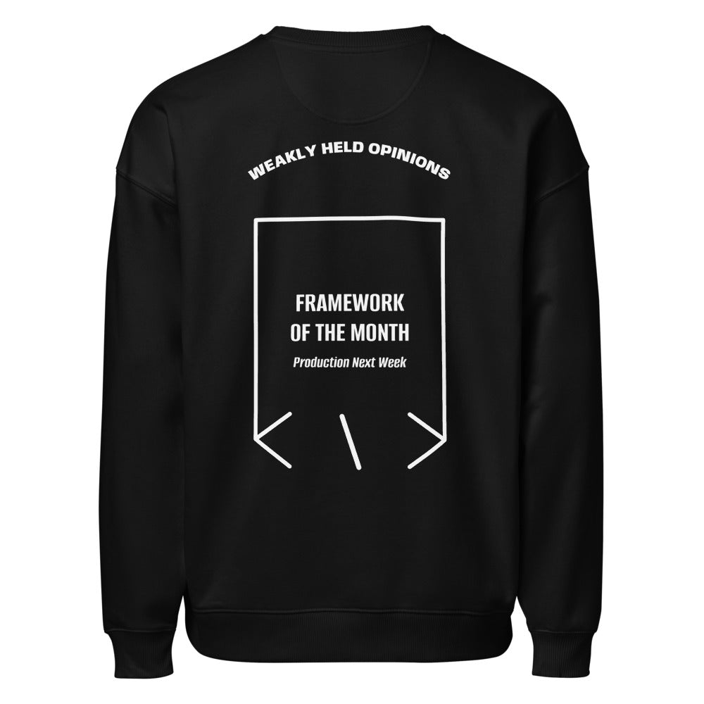 Framework Of The Month — Black White back mockup