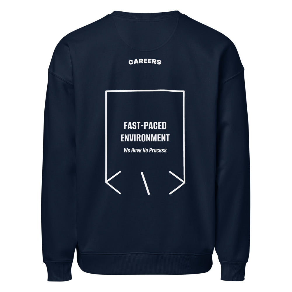 Fast-Paced Environment — French Navy White back mockup