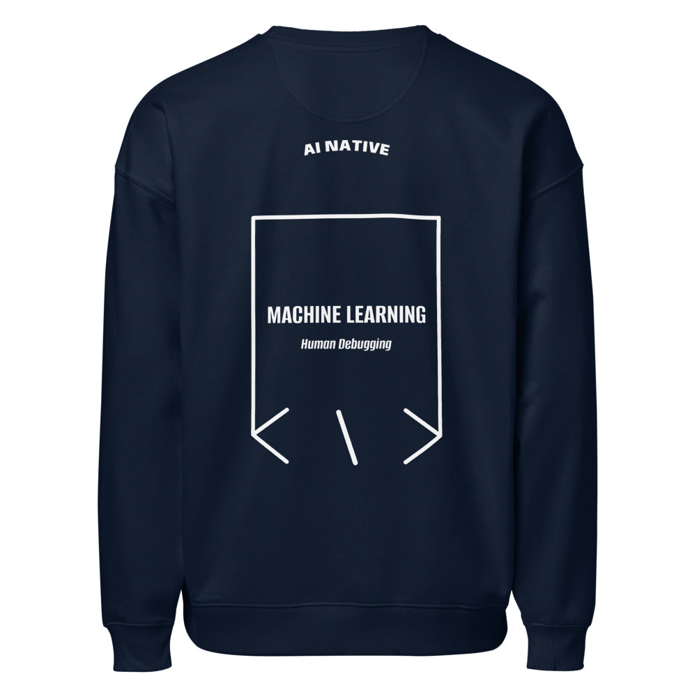 Machine Learning — French Navy White back mockup