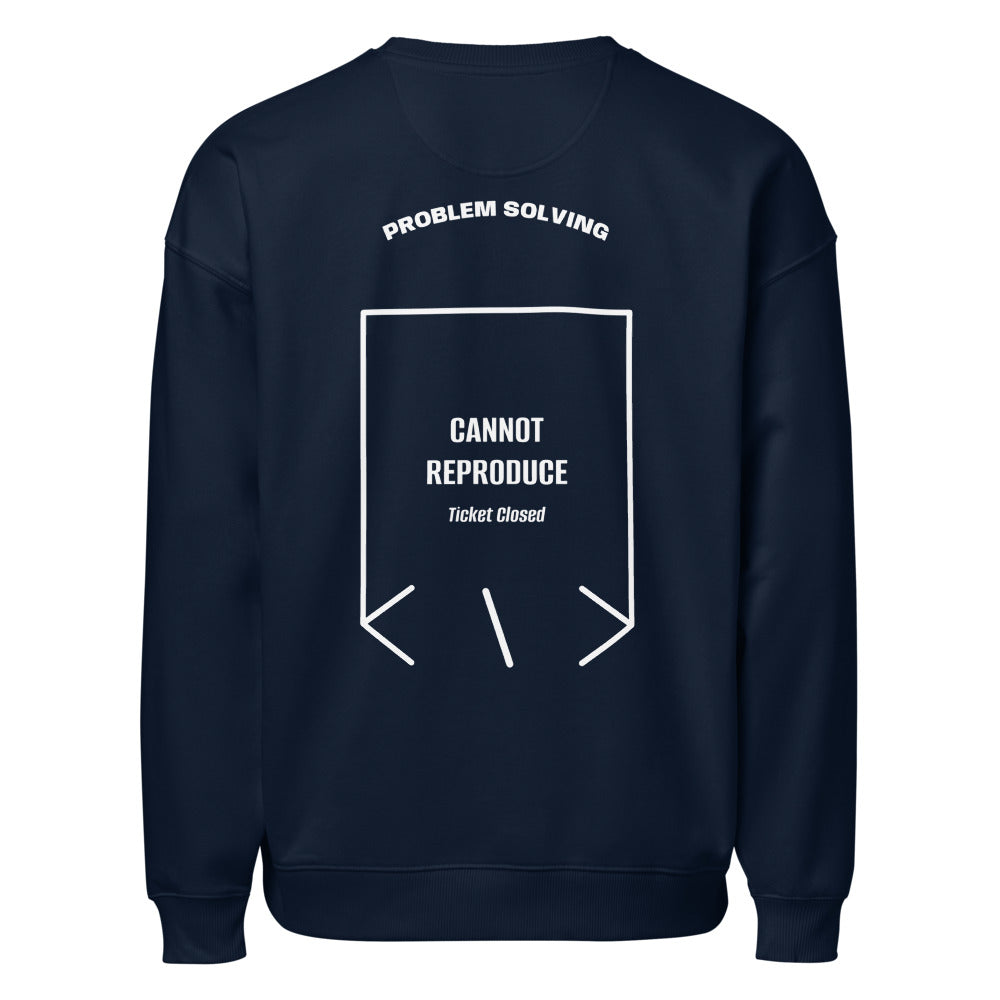 Cannot Reproduce — French Navy White back mockup