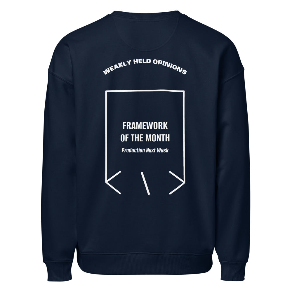 Framework Of The Month — French Navy White back mockup