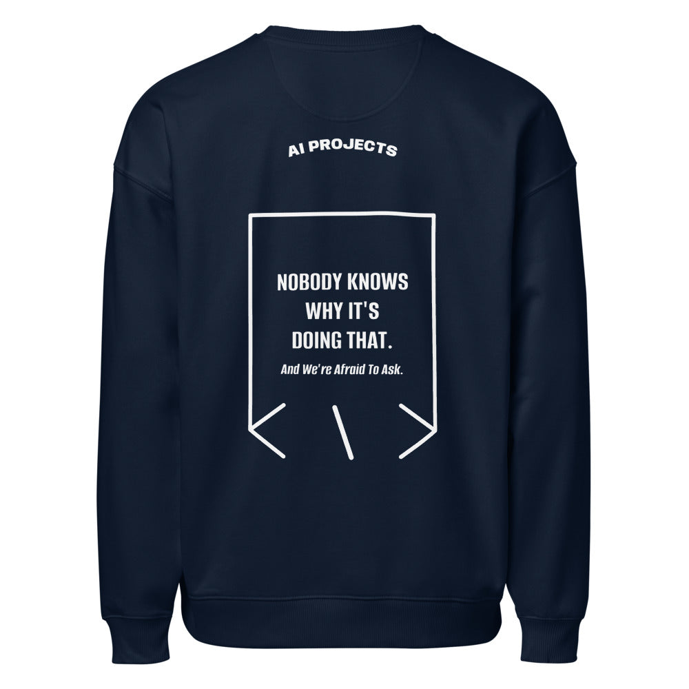 Nobody Knows Why It's Doing That. — secondary back mockup