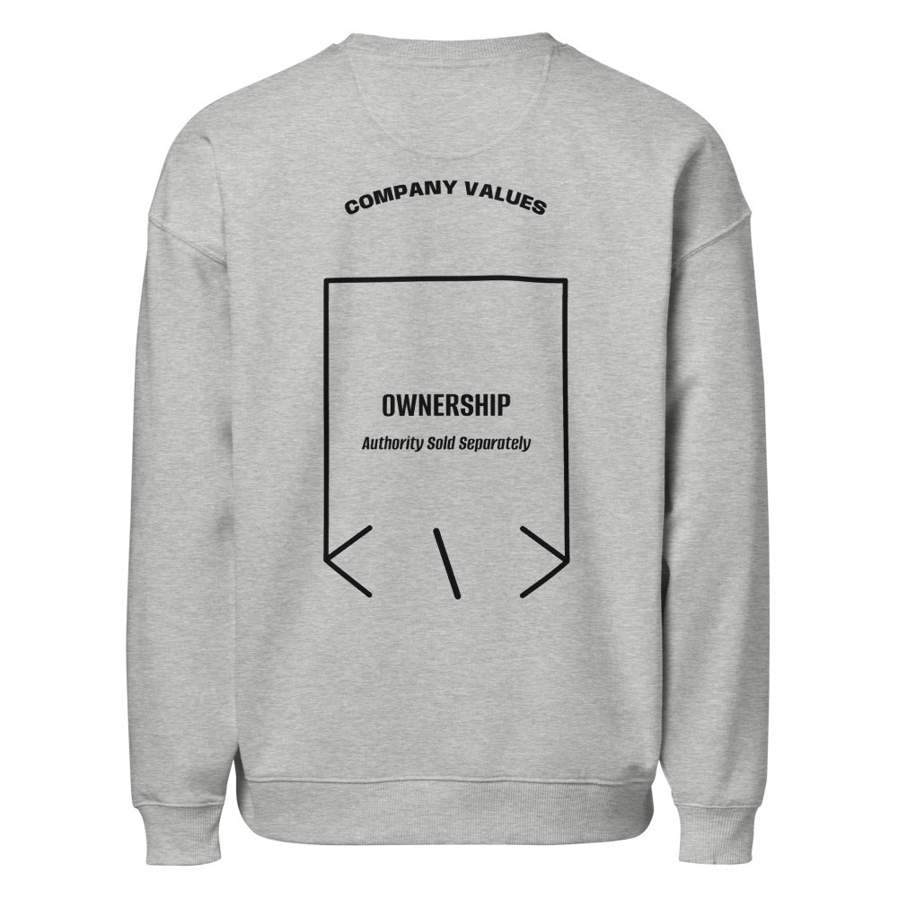Ownership — Heather Grey Black back mockup
