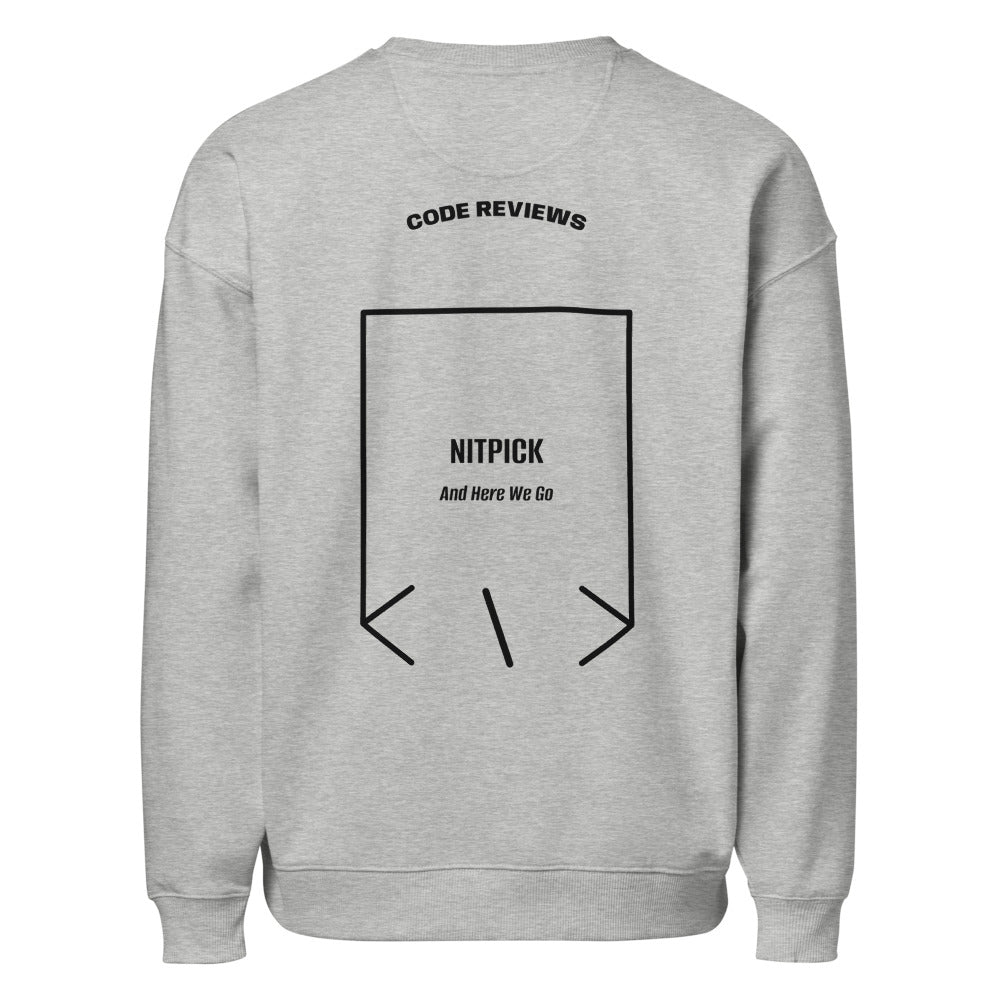Nitpick — Heather Grey Black back mockup