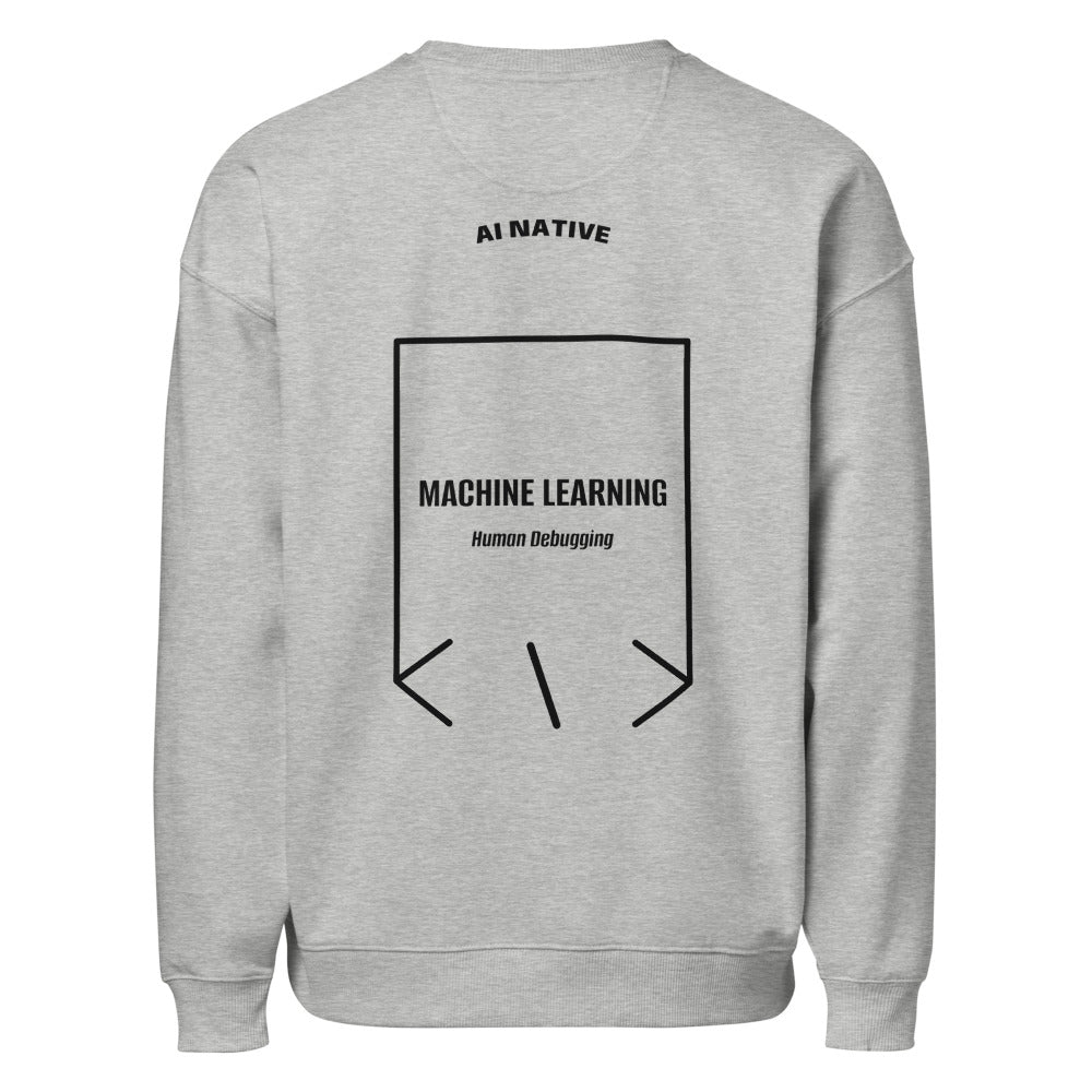 Machine Learning — Heather Grey Black back mockup