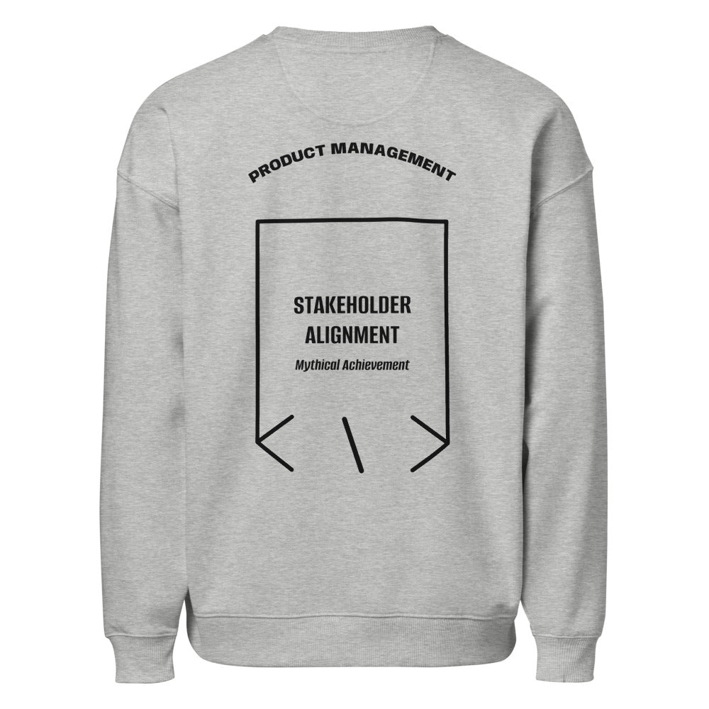 Stakeholder Alignment — Heather Grey Black back mockup