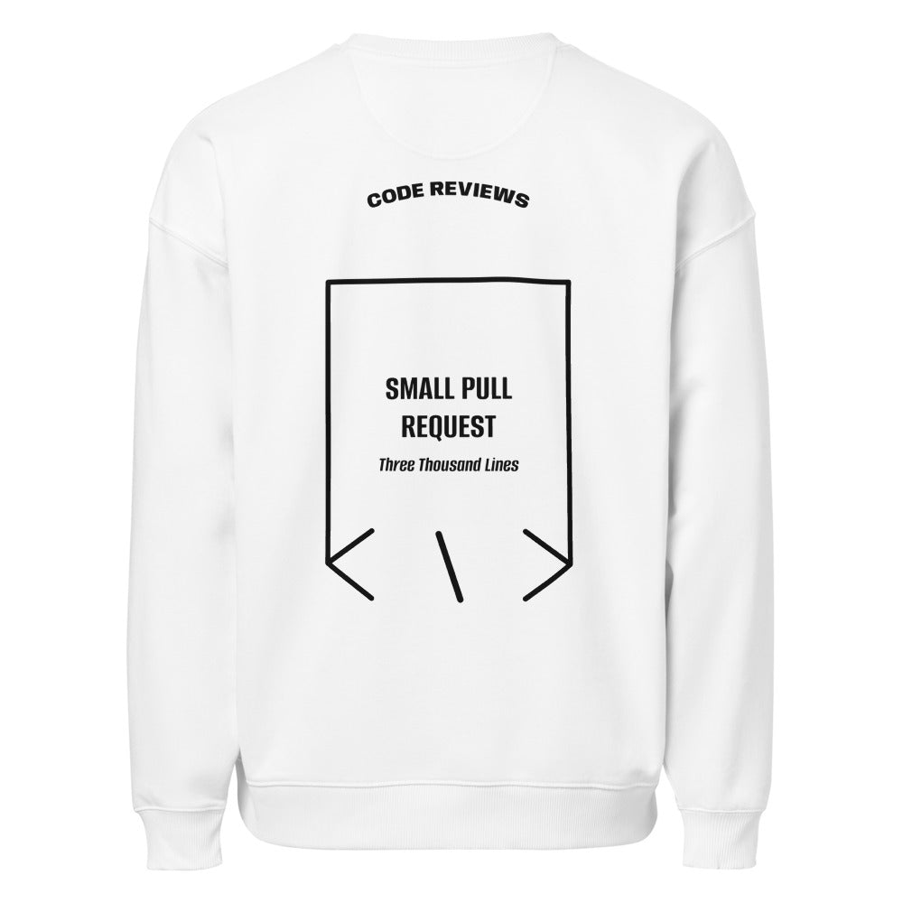 Small Pull Request — White Black back mockup