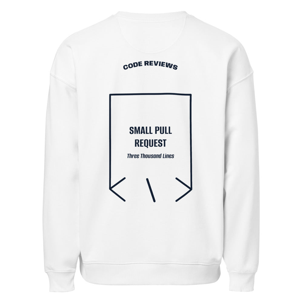 Small Pull Request — White French Navy back mockup