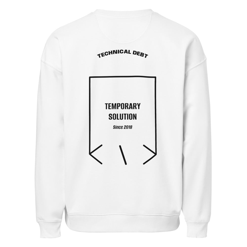 Temporary Solution — secondary back mockup