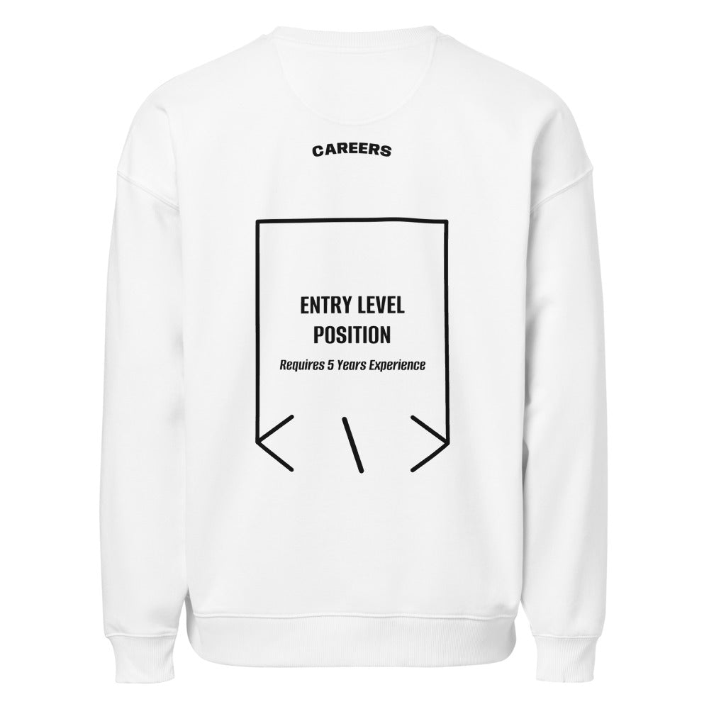 Entry Level Position — White Black back mockup