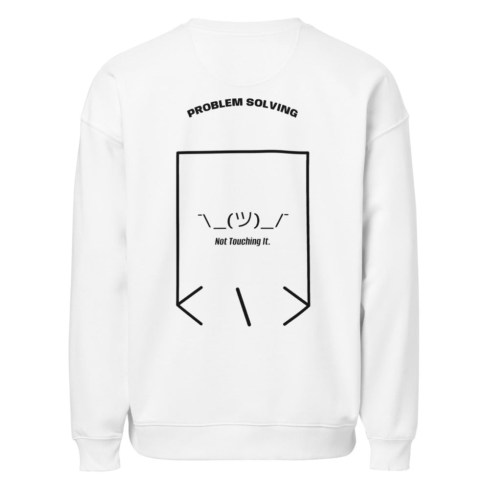 ¯\_(ツ)_/¯ — White Black back mockup