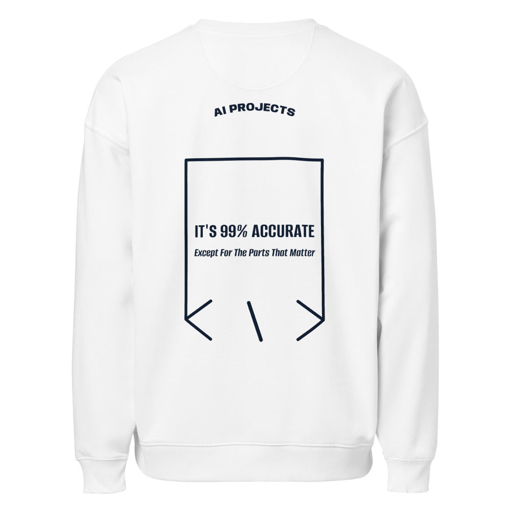 It's 99% Accurate — secondary back mockup