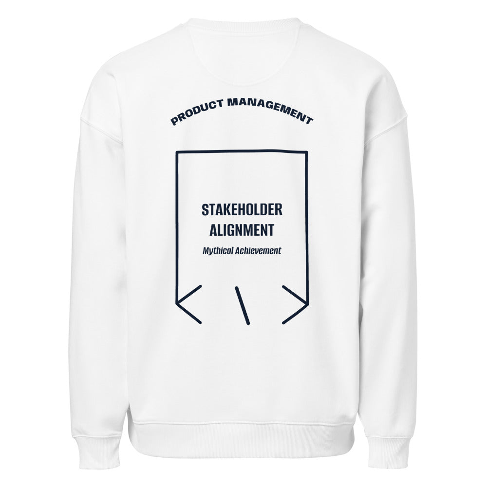 Stakeholder Alignment — White French Navy back mockup