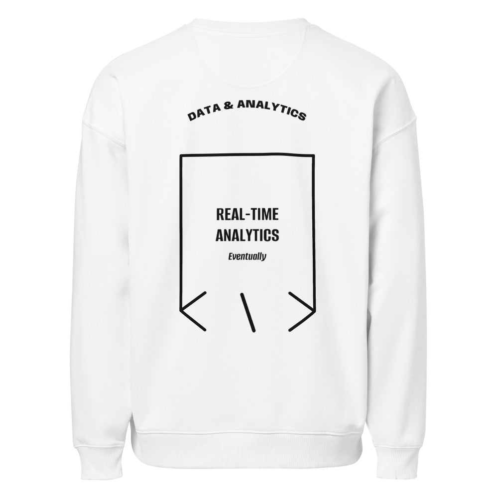 Real-Time Analytics — White Black back mockup