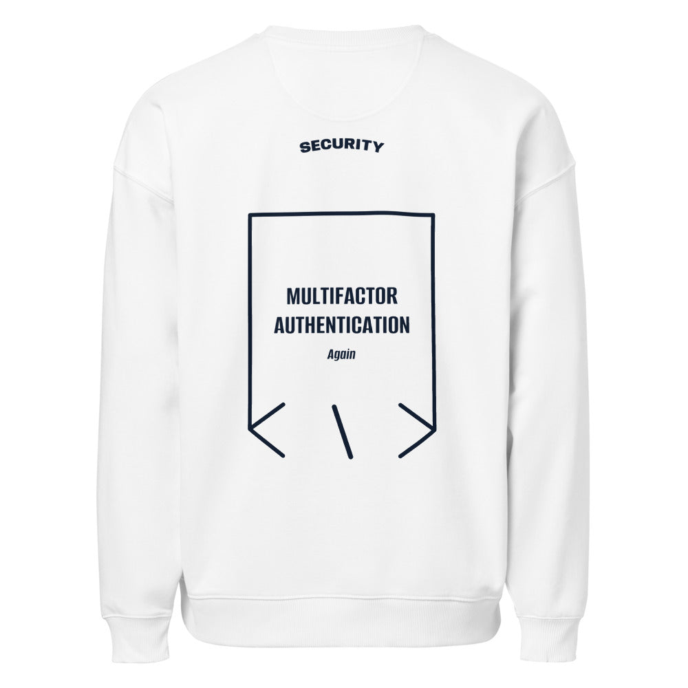Multifactor Authentication — White French Navy back mockup