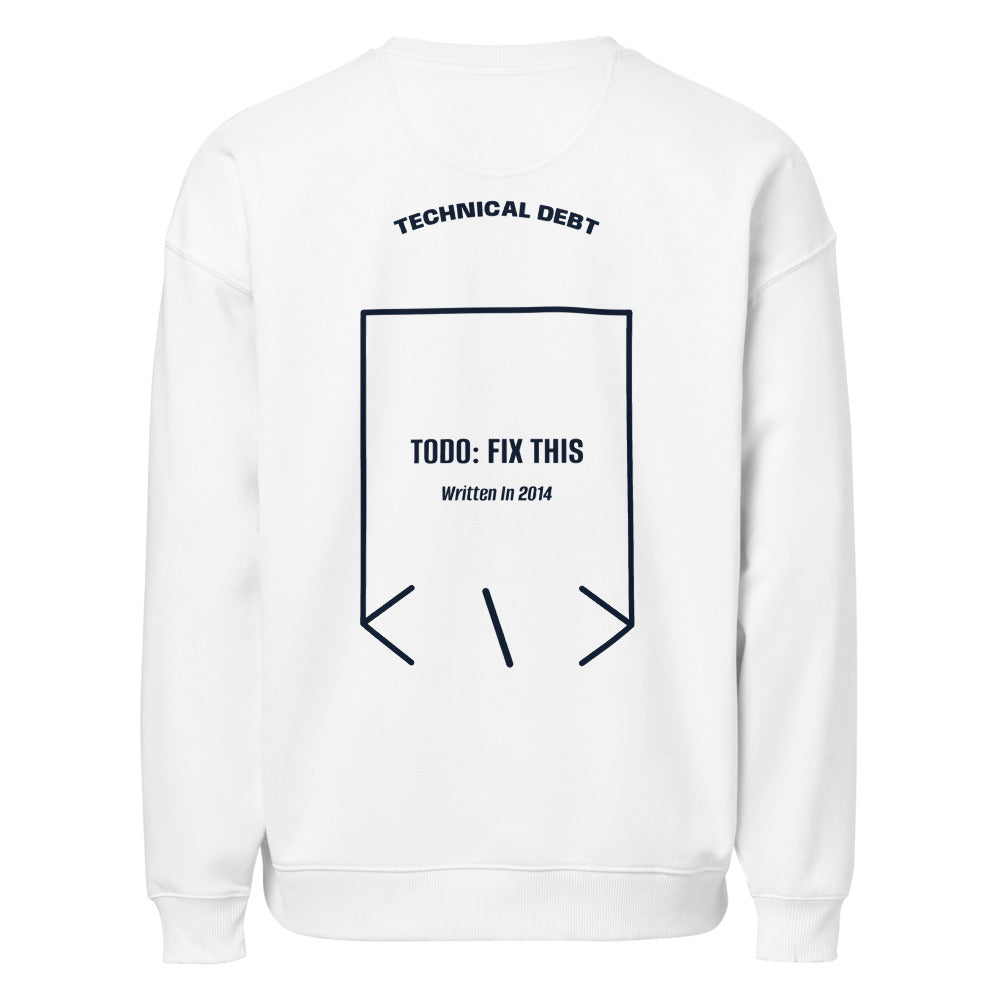 TODO: Fix This — White French Navy back mockup