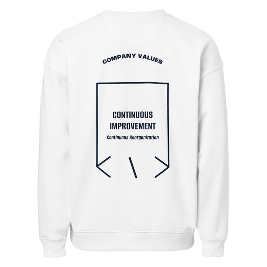 Continuous Improvement — secondary back mockup