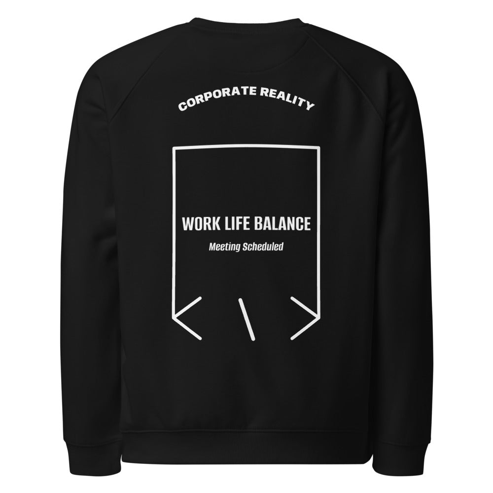 Work Life Balance — Black White back mockup
