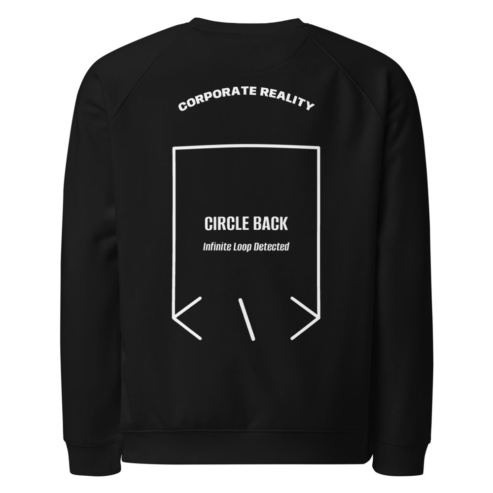 Circle Back — Black White back mockup