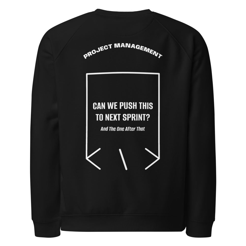 Can We Push This To Next Sprint? — Black White back mockup