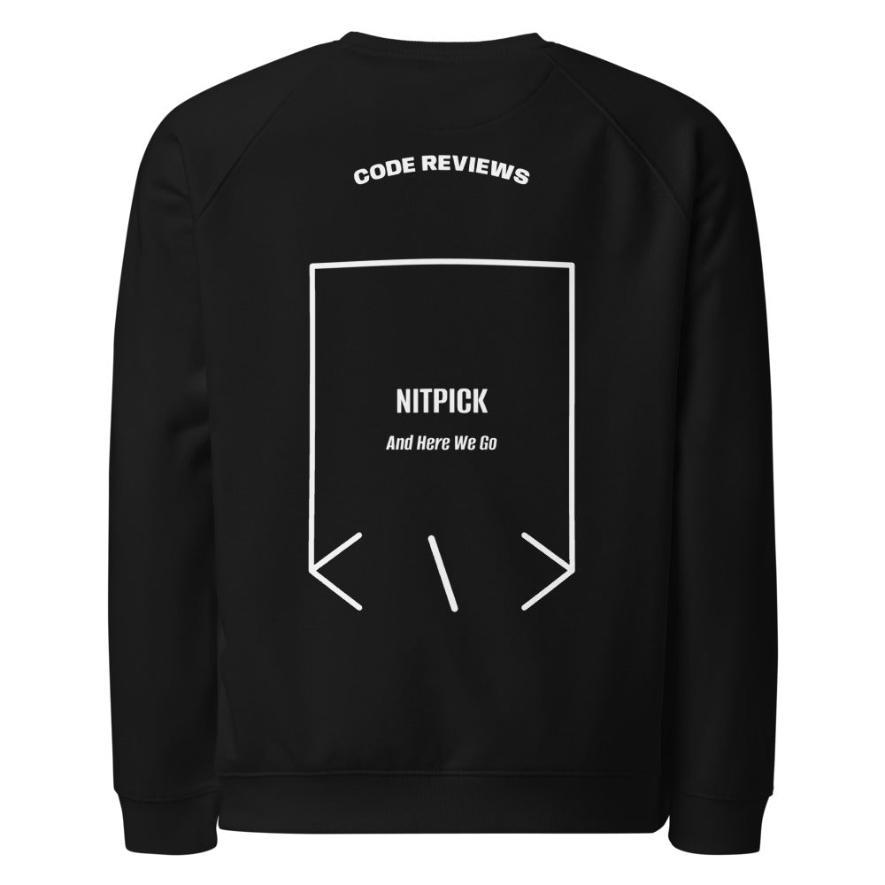 Nitpick — Black White back mockup