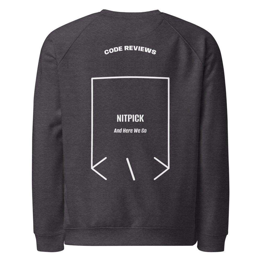 Nitpick — Charcoal Melange White back mockup