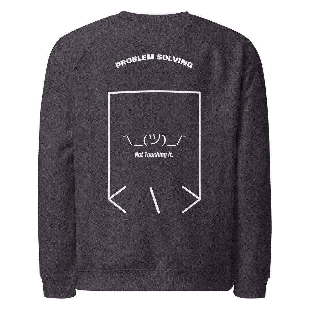 ¯\_(ツ)_/¯ — Charcoal Melange White back mockup