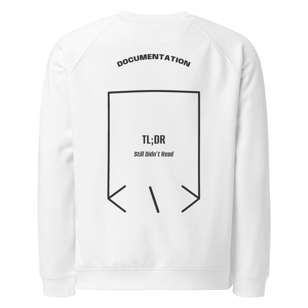 TL;DR — White Charcoal Melange back mockup