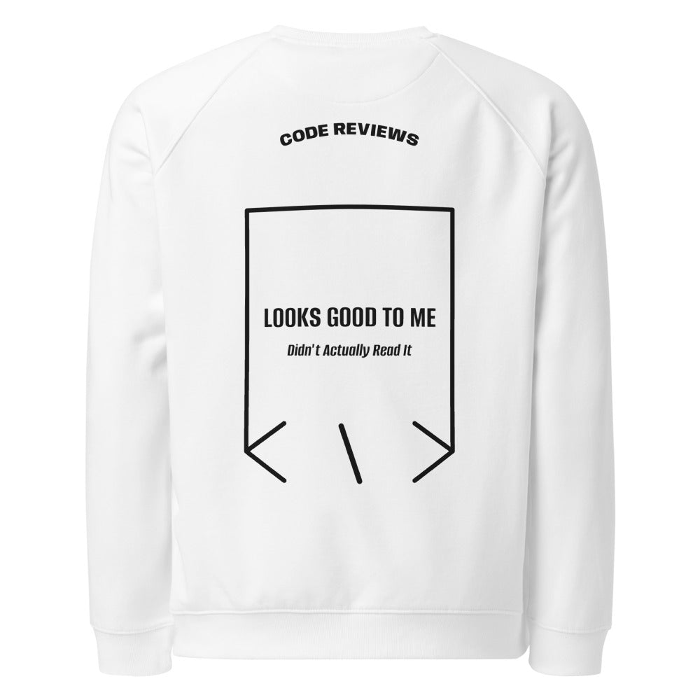 Looks Good To Me — White Black back mockup