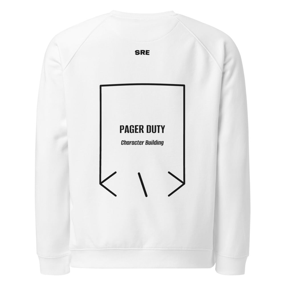 Pager Duty — White Black back mockup