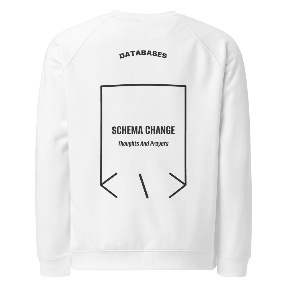 Schema Change — White Charcoal Melange back mockup